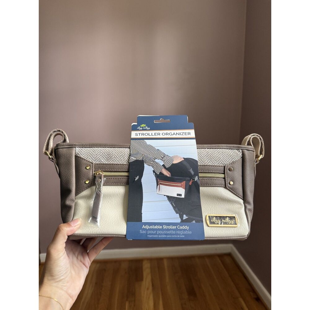 Itzy Ritzy Stroller Caddy - Vanilla Latte